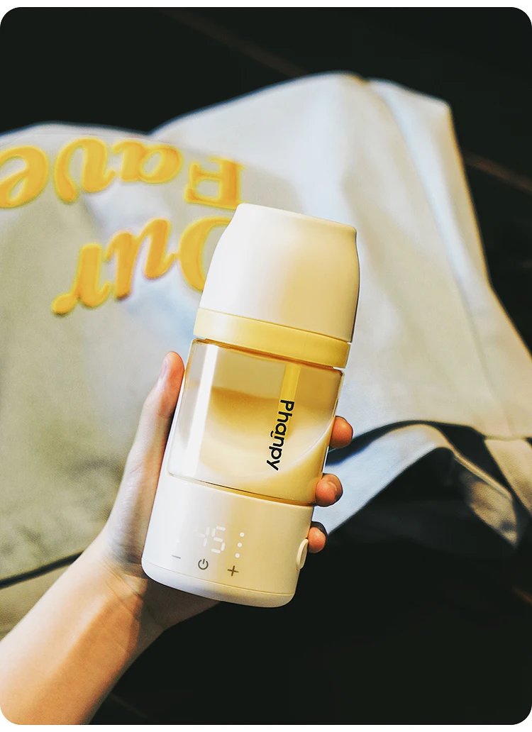 Anti Colic Milk Bottle New Custom Portable Smart Feeding Bottles Antifall Heater Thermostatic Water Bottle