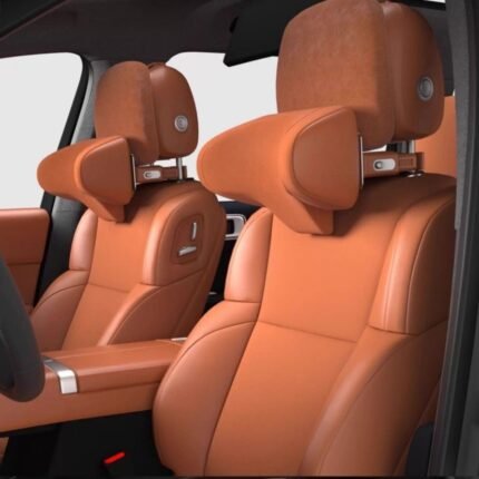 Adjustable Memory Mechanical Headrest Neck Pillow Headrest High-grade Adjustable Angle Car Accessories